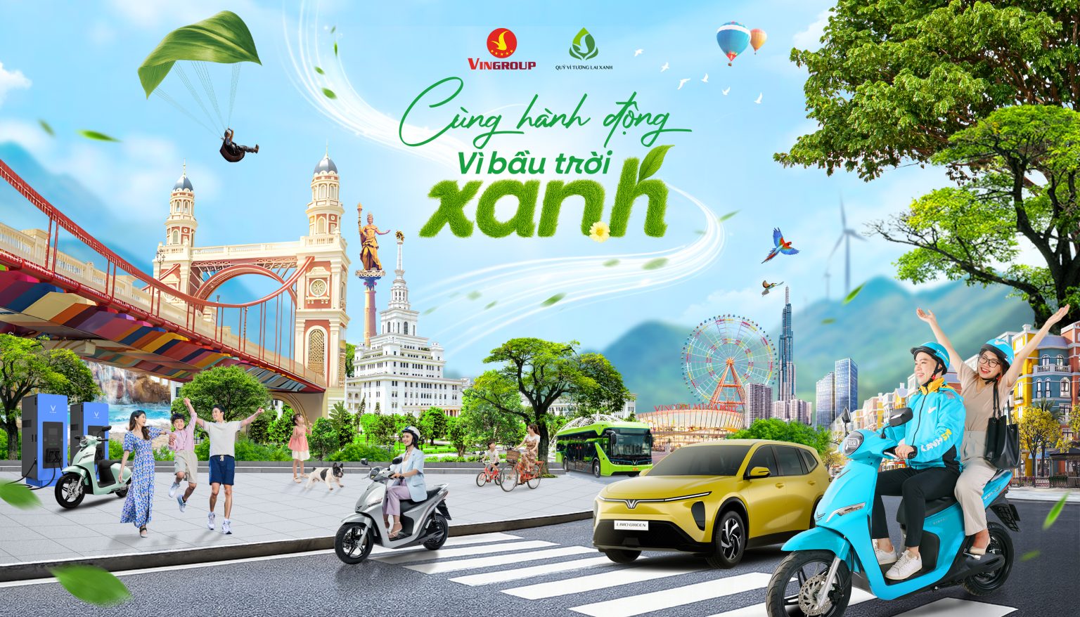 Vingroup phát động chiến dịch “Cùng hành động vì bầu trời xanh”